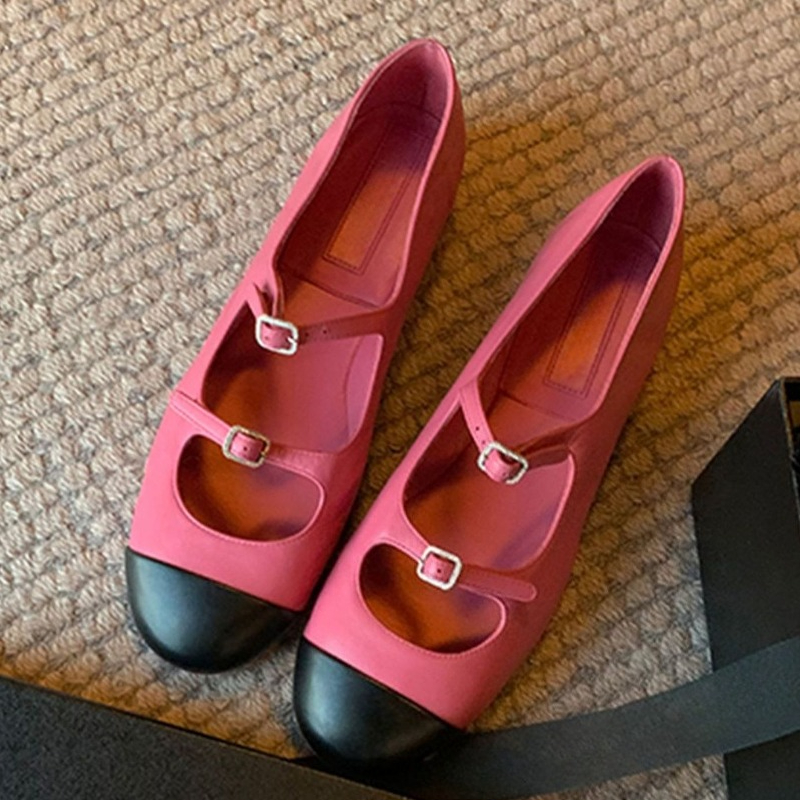 Women Shoes Branded - Şık Mary Jane Kadın Ayakkabıları Kemer