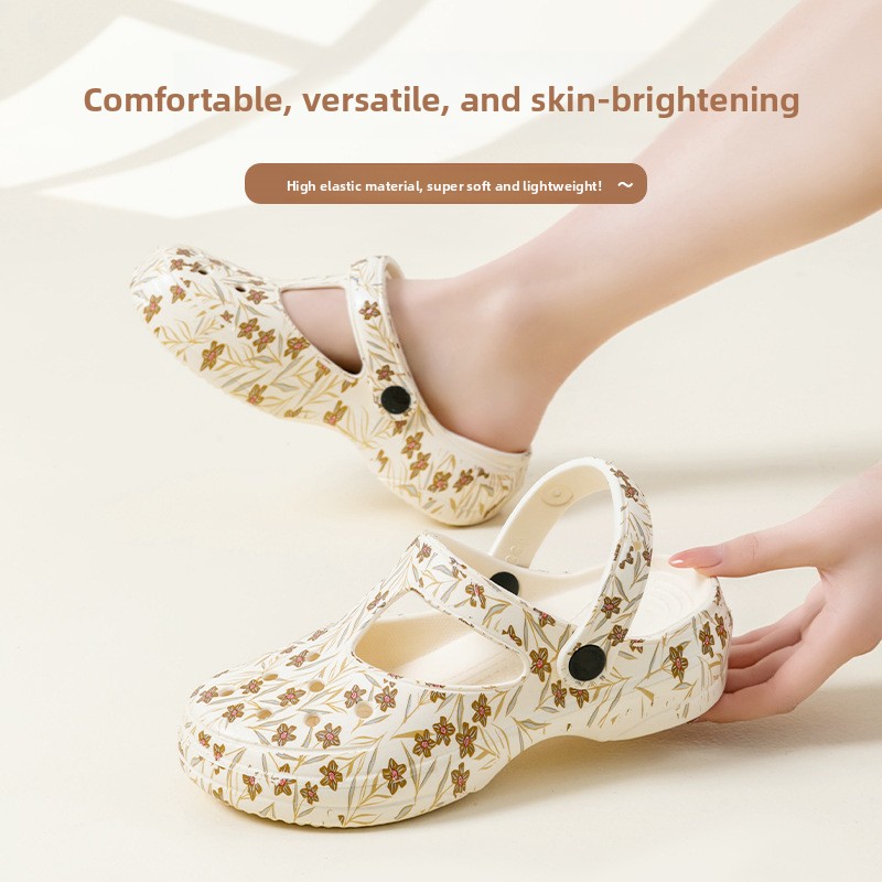 Women'S Shoes Water Resistant - 2026 Moda Kalın Tabanlı Terlikler Kadınlar