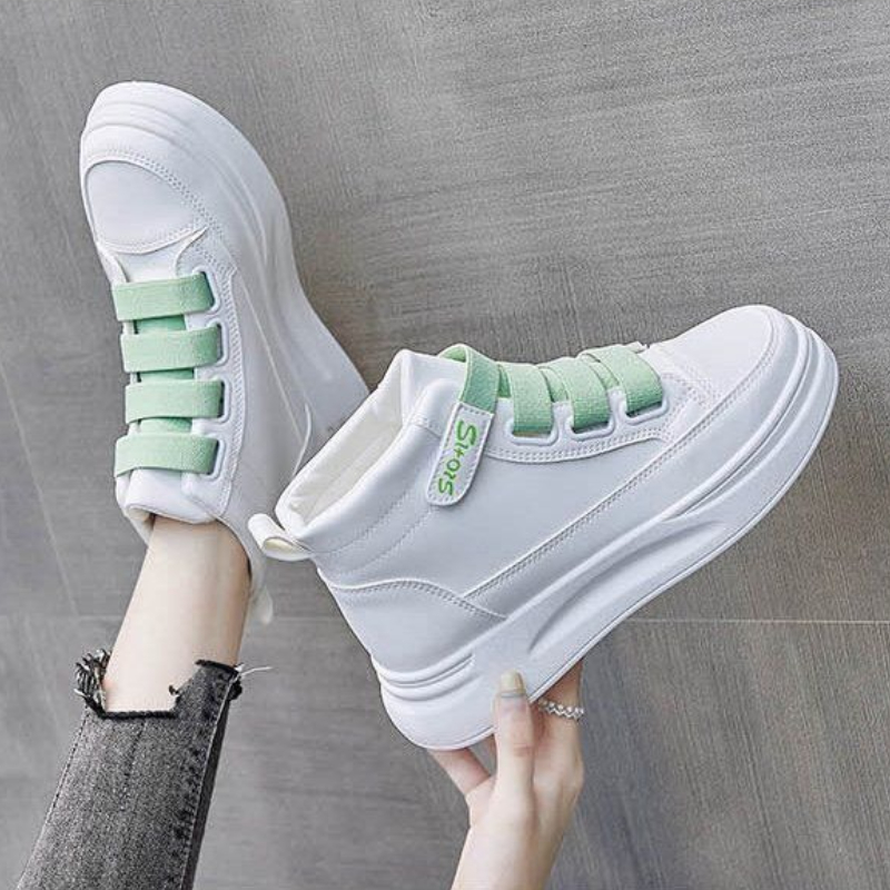 Women Shoes Must Have - Kadınlar için çok yönlü beyaz yüksek
