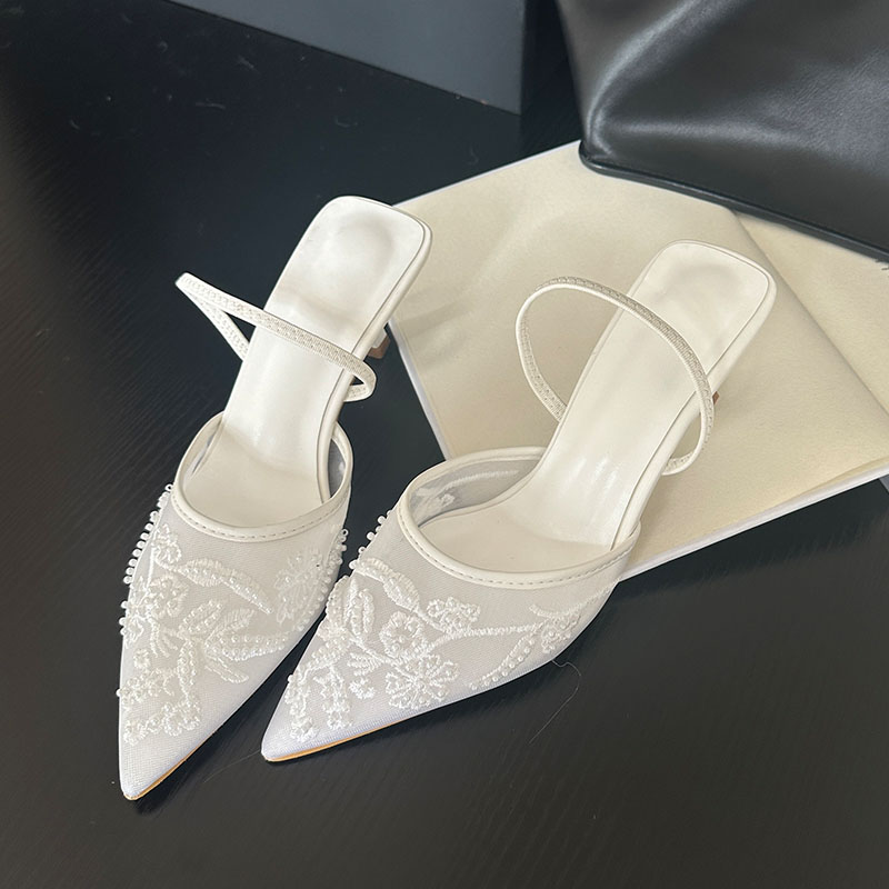 Women Shoes Branded - 2026 Zarif Slingback Sandalet Kadın Ince