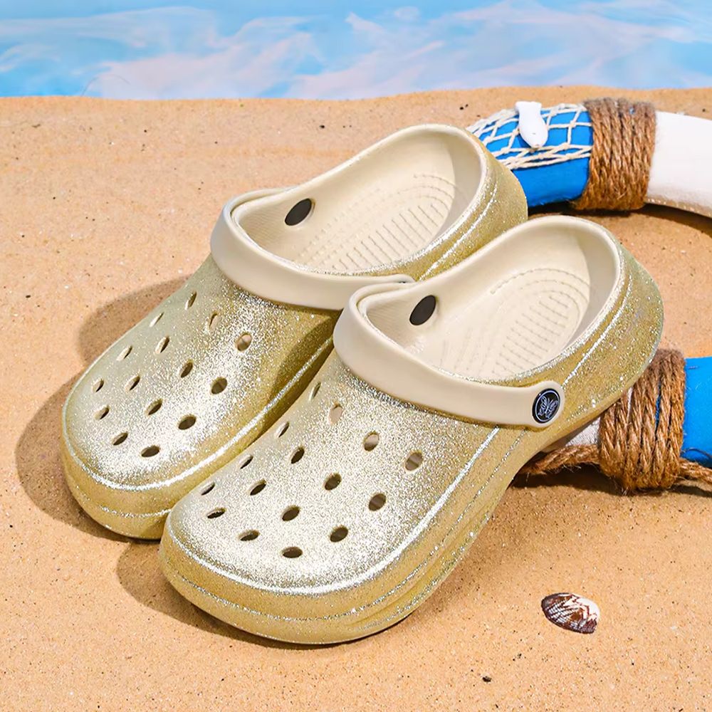 Women'S Shoes Water Resistant - Simli Terlik, Hafif EVA Bahçe Ayakkabıları,