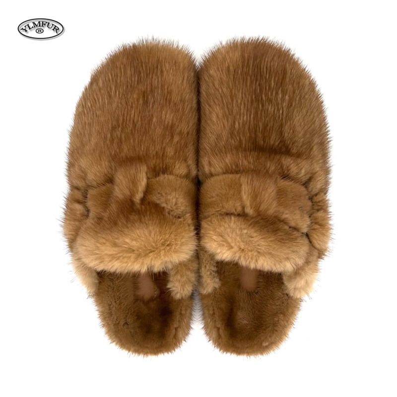 Women'S Shoes With Arch Support - Kışlık Kadın Terlikleri Comwarm Moda Vizon