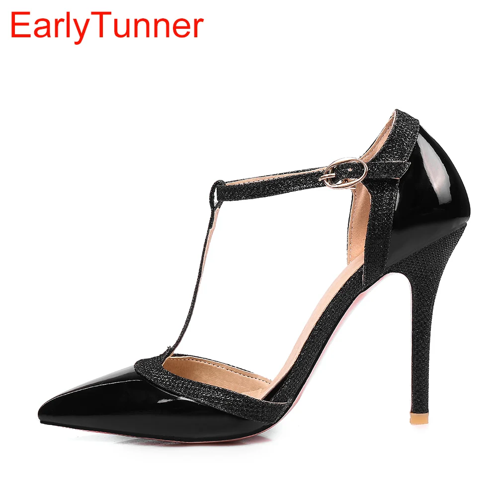 Women Shoes Branded - Yepyeni Yaz Seksi Kırmızı Kayısı Siyah