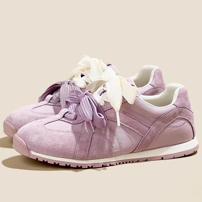 Women'S Shoes Trendy - Mor Hakiki Deri Günlük Kadın Ayakkabıları