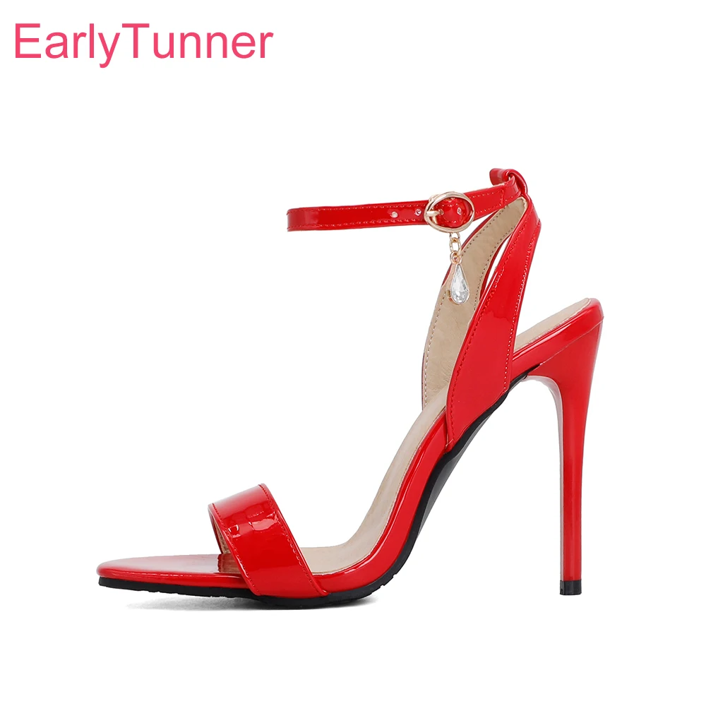 Women Shoes Branded - Yepyeni Yaz Glamour Siyah Kırmızı Kadın