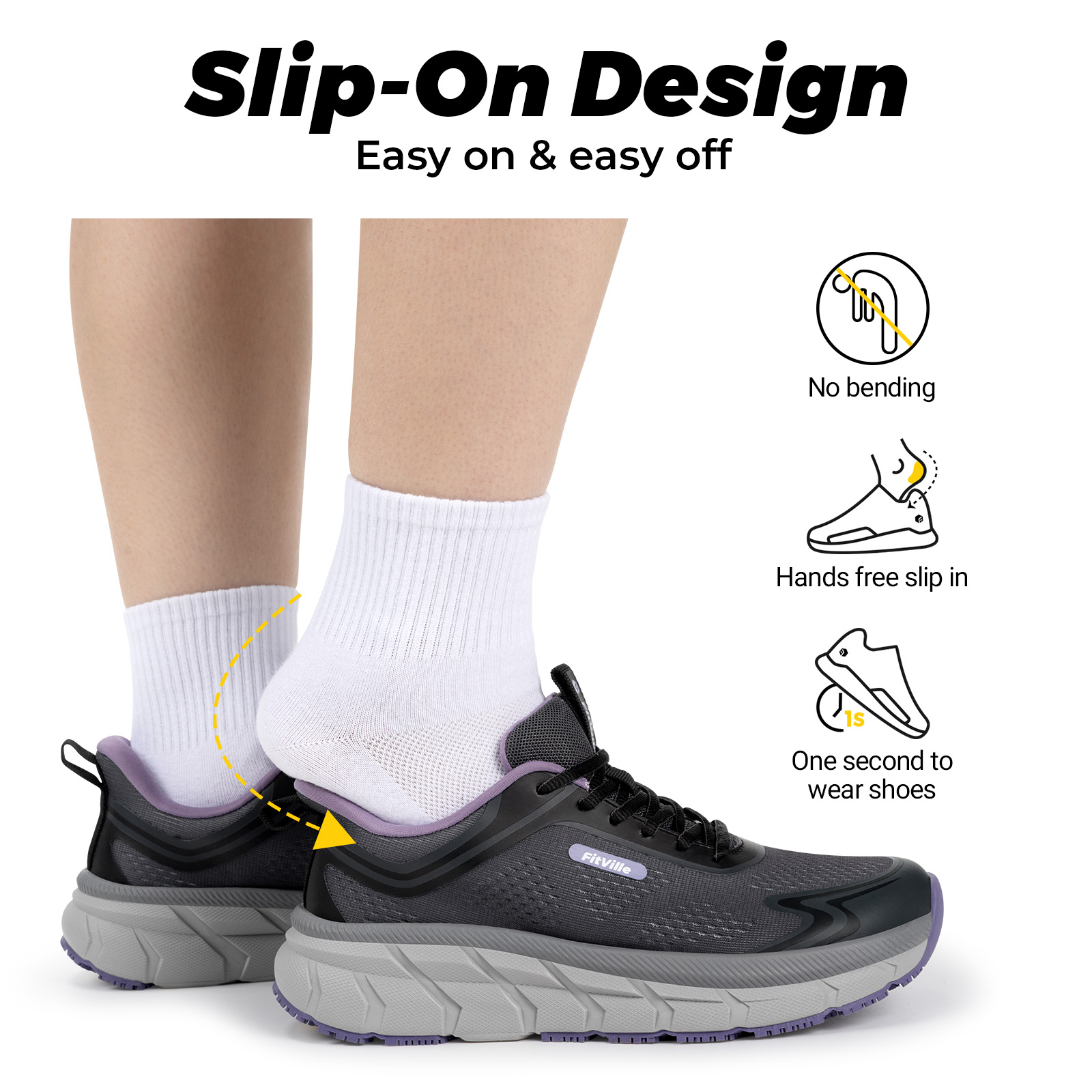 Fitville Kadın Spor Ayakkabıla - Women'S Shoes With Arch Support incelemesi ve fiyatı