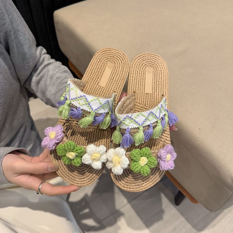 Örgülü Jüt Sandaletler Kadınla - Women Shoes Must Have incelemesi ve fiyatı