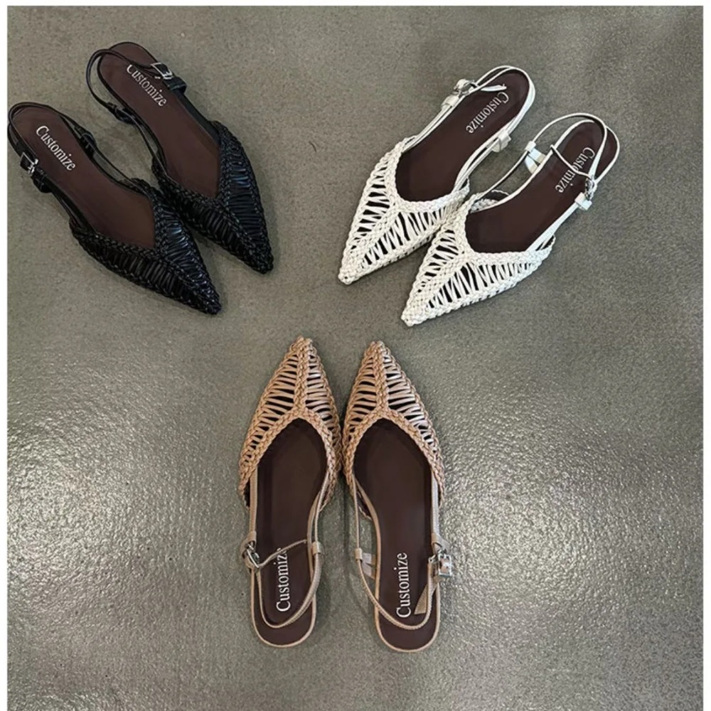 Kadınlar için Sivri Uçlu Dokum - Slip On Mule Flat incelemesi ve fiyatı