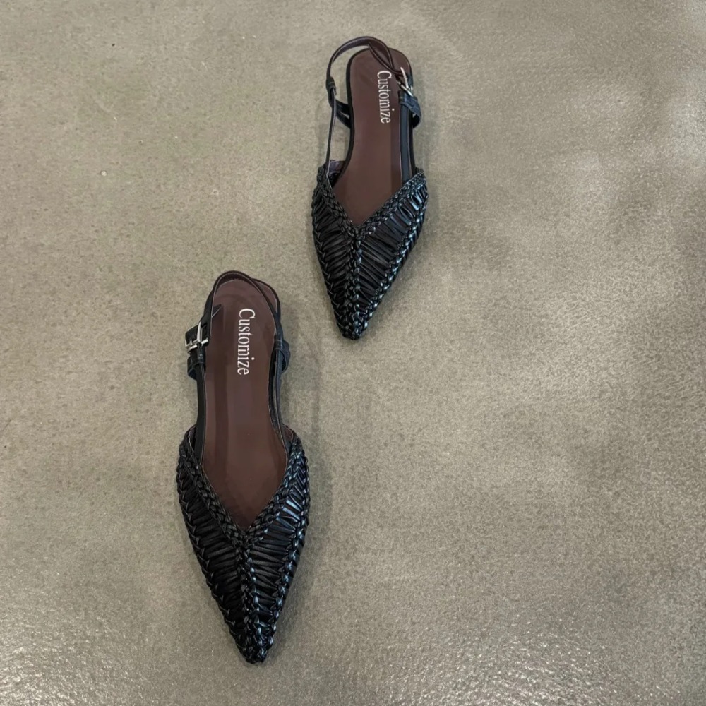 Kadınlar için Sivri Uçlu Dokum - Slip On Mule Flat incelemesi ve fiyatı