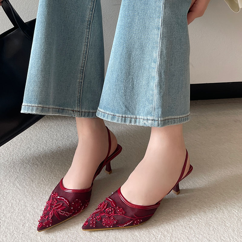 2026 Zarif Slingback Sandalet  - Women Shoes Branded incelemesi ve fiyatı