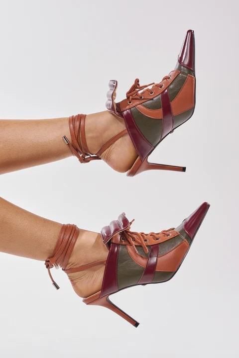 2026 Yeni Kadın Retro Renk Blo - Block Heel Ankle Boots incelemesi ve fiyatı