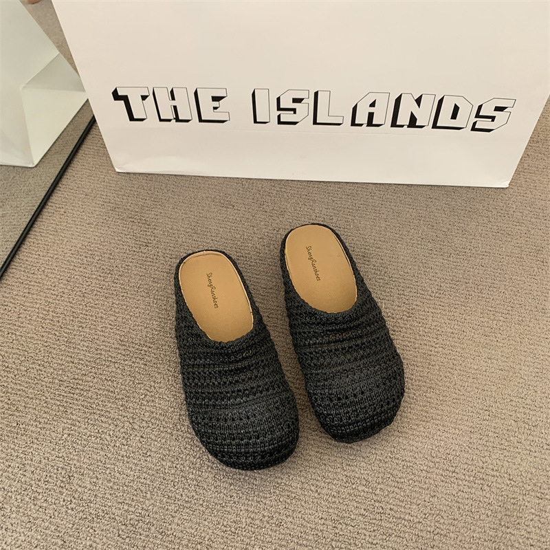 Kadın Rafya Dokuma Katır Terli - Slip On Mule Flat incelemesi ve fiyatı