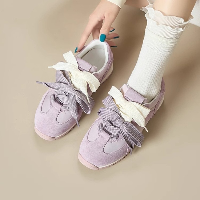 Mor Hakiki Deri Günlük Kadın A - Women'S Shoes Trendy incelemesi ve fiyatı