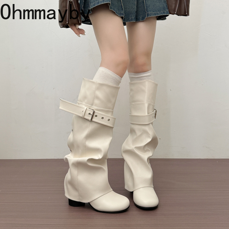 Tasarımcı Kadın Diz Üstü Çizme - Block Heel Ankle Boots incelemesi ve fiyatı