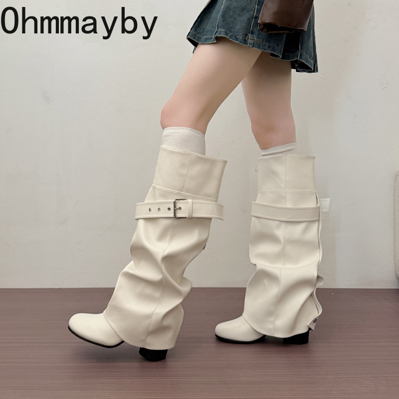 Tasarımcı Kadın Diz Üstü Çizme - Block Heel Ankle Boots incelemesi ve fiyatı