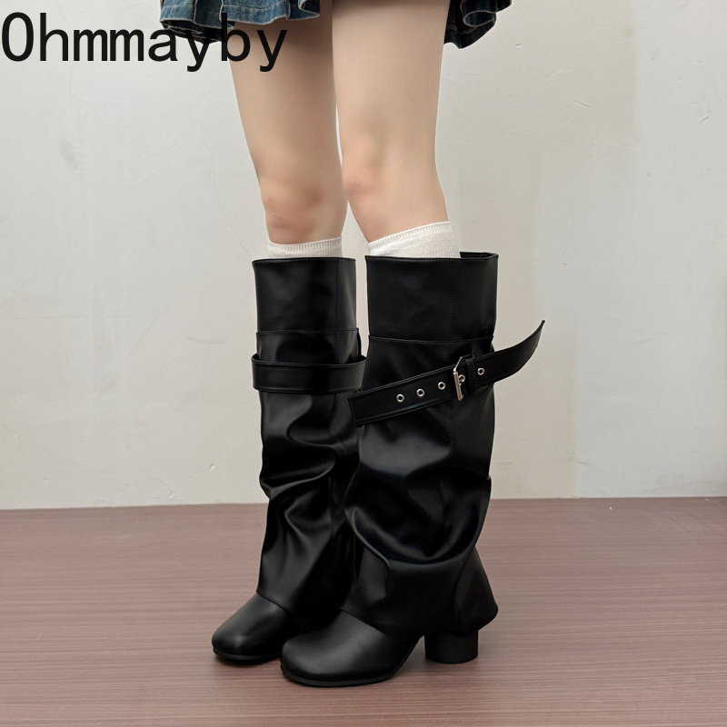 Tasarımcı Kadın Diz Üstü Çizme - Block Heel Ankle Boots incelemesi ve fiyatı
