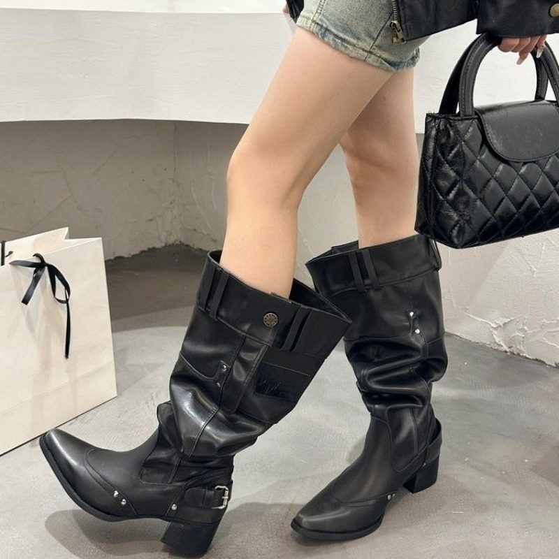 Kadınlar için sarılmış tek çiz - Block Heel Ankle Boots incelemesi ve fiyatı