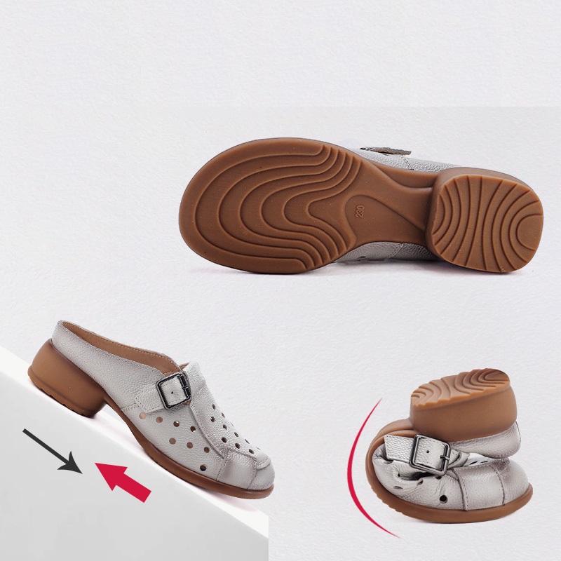 Yeni İnek Derisi Alçak Topuklu - Slip On Mule Flat incelemesi ve fiyatı