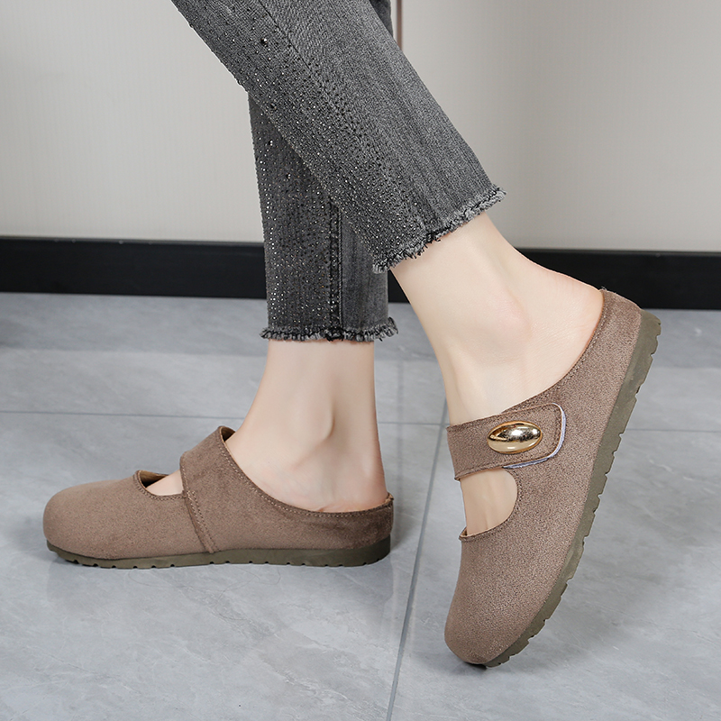 Ücretsiz Kargo Kadın Süet Mary - Slip On Mule Flat incelemesi ve fiyatı