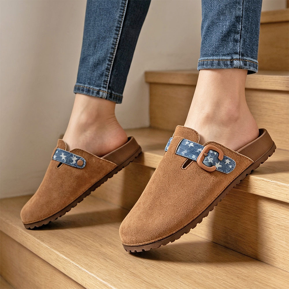 Kadınlar için Ayarlanabilir To - Slip On Mule Flat incelemesi ve fiyatı