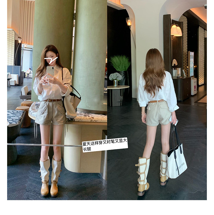 4 cm Kalın Topuk ~ Katlanabili - Block Heel Ankle Boots incelemesi ve fiyatı