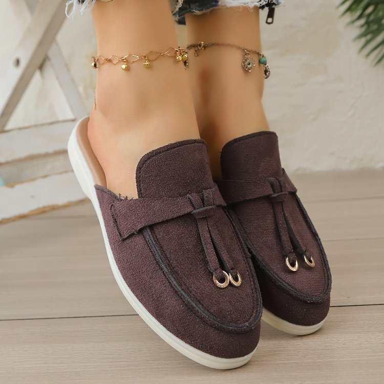 Kadınlar için Vintage Püsküllü - Slip On Mule Flat incelemesi ve fiyatı
