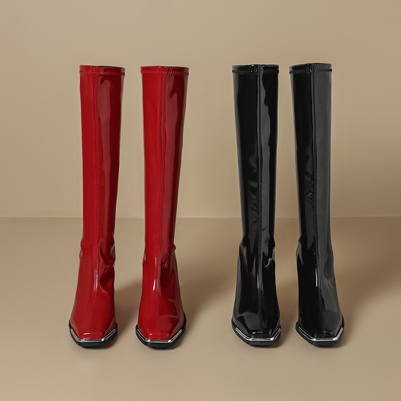 Diz Yüksek Çizmeler Sonbahar Y - Block Heel Ankle Boots incelemesi ve fiyatı